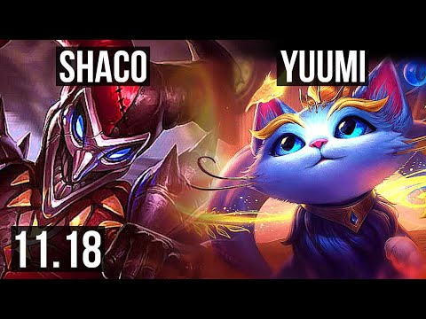 SHACO & Kalista vs YUUMI & Ezreal (SUPPORT) | 12/1/13, 1500+ games | KR Grandmaster | v11.18