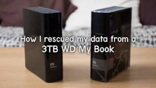 Video thumbnail for How I rescued my data from a 3TB WD My Book External Hard Drive by D.G Pictures