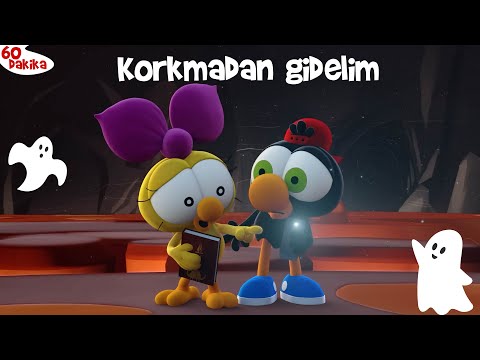 1 SAAT TÜRKÇE ÇİZGİ FİLM - Limon ile Zeytin #117 - Hayaletli Korku Evi 👻😱😲👻 | TRT Çocuk