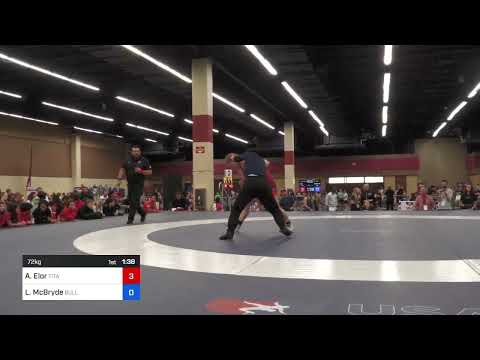 72 Kg Rr Rnd 2 - Amit Elor, Titan Mercury Wrestling Club (TMWC) Vs Latifah McBryde, Bulls Wrestlin