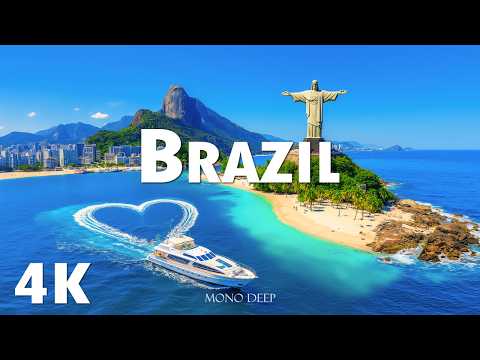 Brazil 4K UHD 🇧🇷 Rio de Janeiro, Copacabana & Turquoise Coastal Paradise