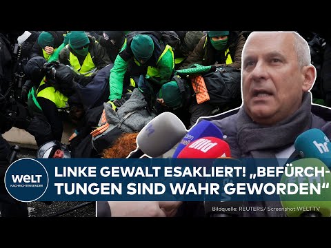 GIEßEN: „Schlechtes Zeichen“ – Innenminister Poseck über das Ausmaß linker Gewalt