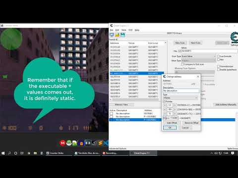 Find Static Pointers with Cheat Engine