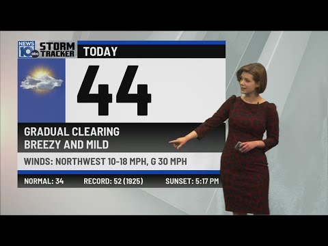 02/08/2023: Breezy and mild with late sun