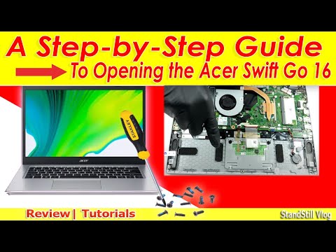 A Step-by-Step Guide to Opening the Acer Swift Go 16