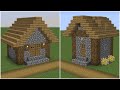 How To Build A Minecraft Village Small House 7 8 1 14 Plains