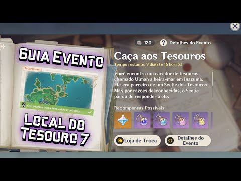 Guia Caça aos Tesouro : Local do Tesouro 7 - Genshin Impact