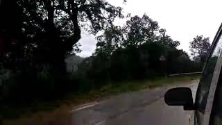 preview picture of video 'Driving car in shiradi ghat during heavy rain'
