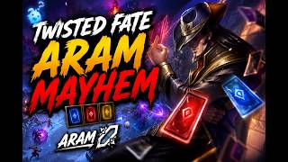 The BEST Twisted Fate ARAM MAYHEM Build Replay | 80K Damage Team Carry
