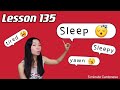 Lesson 135 Vocabulary Related To Sleeping 瞓覺 Learncantonese