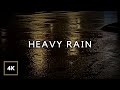 HEAVY RAIN all Night in Parking Lot. Sleep in 2 Minutes, Block Noise, End Insomnia, Study. 10hrs