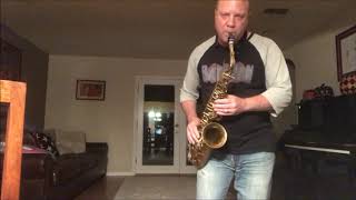 JEFF SNOW ON HIS 10MFAN SHOWBOAT 7 ALTO SAXOPHONE MOUTHPIECE