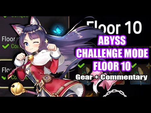 [Epic Seven] Abyss Challenge Mode - Floor 10 (Gear + Commentary)