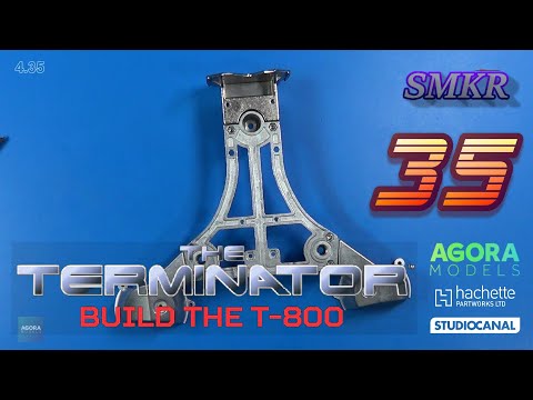 Agora Models Build the T-800 Terminator Pack 4 Stage 35 - The Thoracic Vertebra