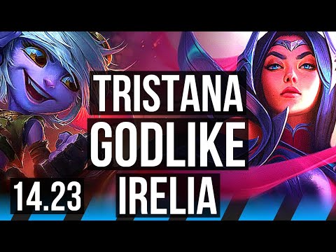 TRISTANA vs IRELIA (MID) | 7/0/5, Godlike | NA Challenger | 14.23