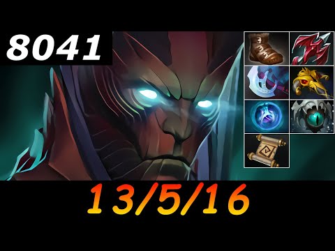 Dota 2 Terrorblade 8041 MMR 13/5/16 (Kills/Deaths/Assists) Ranked Full Gameplay