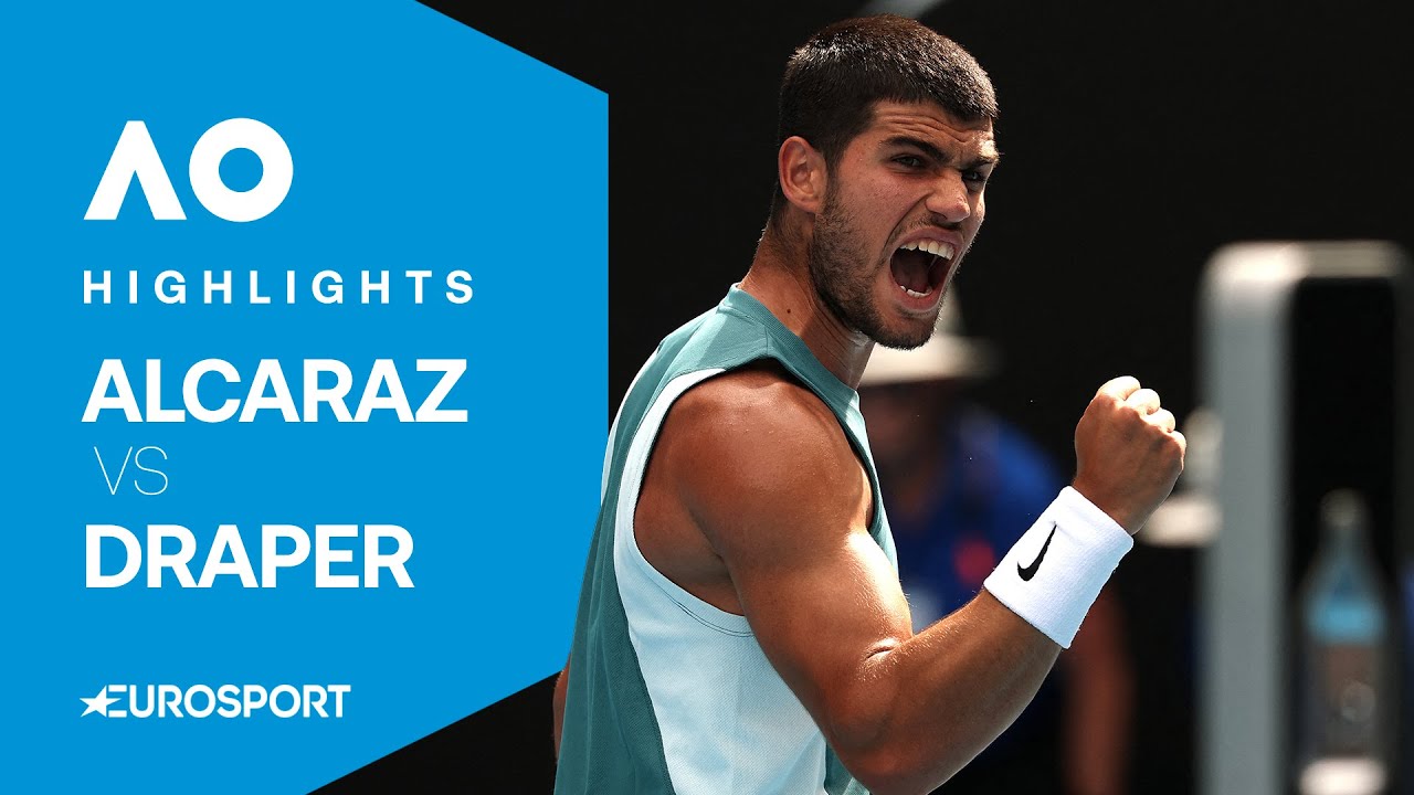 Carlos Alcaraz vs Jack Draper | Round Four | Australian Open 2025 Extended Highlights 🇦🇺