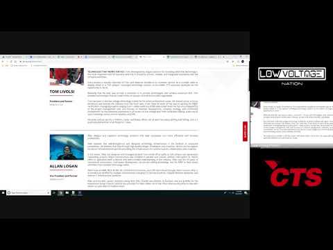 Low Voltage Nation Podcast 2.7 Tom Livolsi CTS Fireside Chat