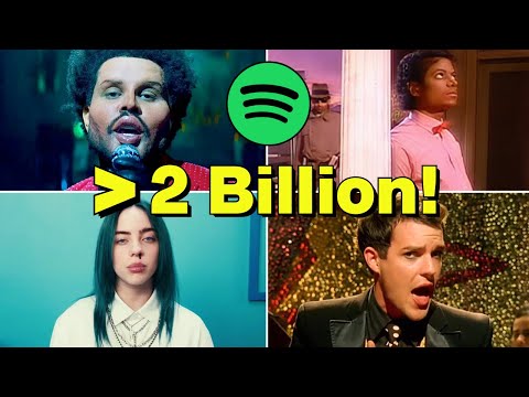 (OLD VERSION) Every Song On Spotify With More Than 2 Billion Streams! (January 2025)