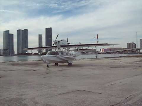 Dornier Seastar starting up in Miami