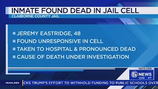 TBI investigating inmate death at Claiborne County Jail