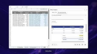 Moby for Excel - Extraction