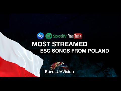 Poland  🇵🇱  in Eurovision TOP 24 Most Streamed Songs: Shazam, YouTube & Spotify (1994-2021)