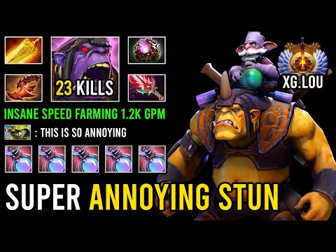 Super Fast Max Slotted Carry Alchemist Nonstop Concoction Stun Insane Farming Speed +1.2K GPM Dota 2