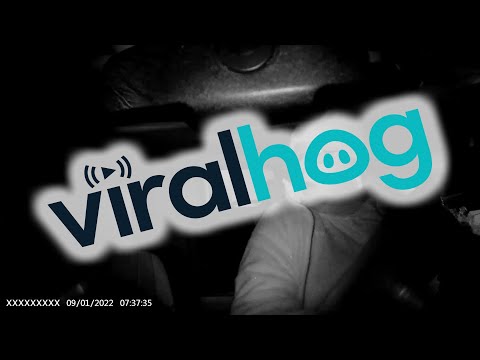 Close Call for Car on Icy Hill || ViralHog