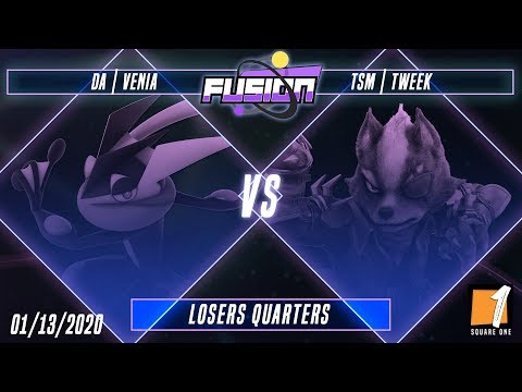 Fusion #6 - DA | Venia (Greninja) Vs. TSM | Tweek (Wolf) - Losers Quarters - Smash Ultimate