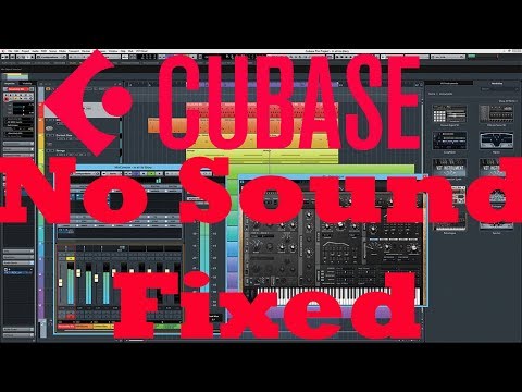no sound in CUBASE fixed