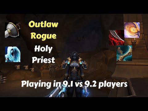 Outlaw Rogue PvP 9.2 | No set bonus or double legendary Outlaw arenas against people who have those