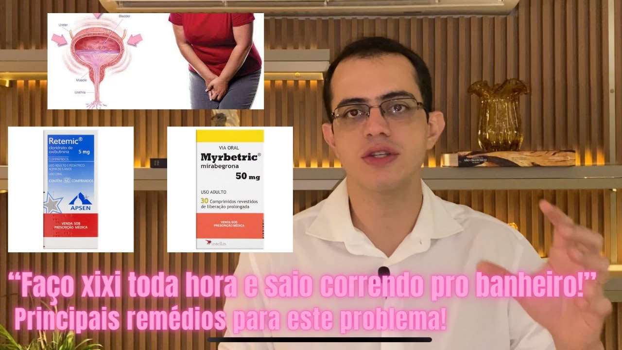 Você sai correndo para ir ao banheiro Conheça os principais tratamentos para BEXIGA HIPERATIVA!