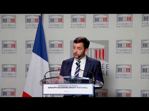 🔴 En direct I Conférence de presse de Jean-Philippe Tanguy