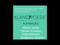 Weiße Haare Florian Künstler SLOW Piano Playback Karaoke Instrumental