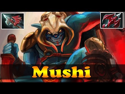 Mushi 7000 MMR plays huskar with Dragon lance and Hurricane pike - Dota 2