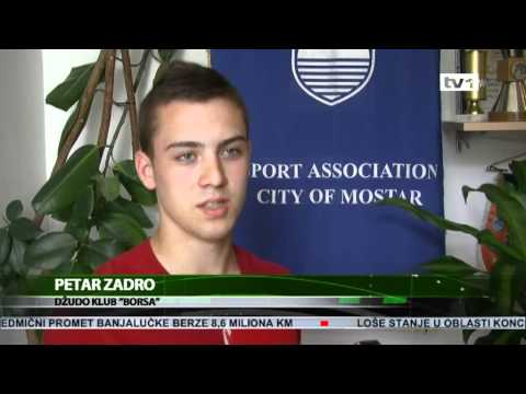 Bh. džudista Petar Zadro - Dnevnik TV1 30.06.2012.