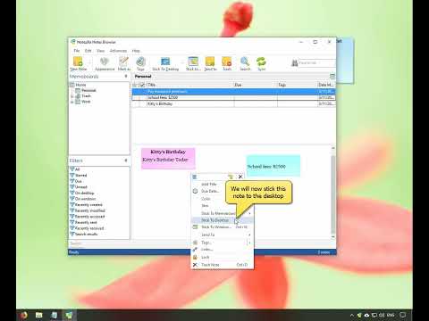 Organizing sticky notes inside memoboards (folders)