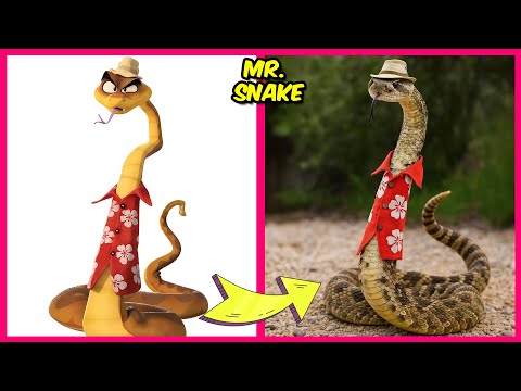 How BAD GUYS 2 🦊🎩 Characters Look in Real Life🔥+ Their Favorite Movies, Snacks & More! | Mr. Snake🐍