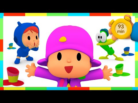 🌈 POCOYO AND NINA  - Colors of the wind [93 min] ANIMATED CARTOON for Children | FULL episodes