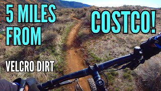 Fantastic singletrack along the Snake River at the Auger Falls Trail System