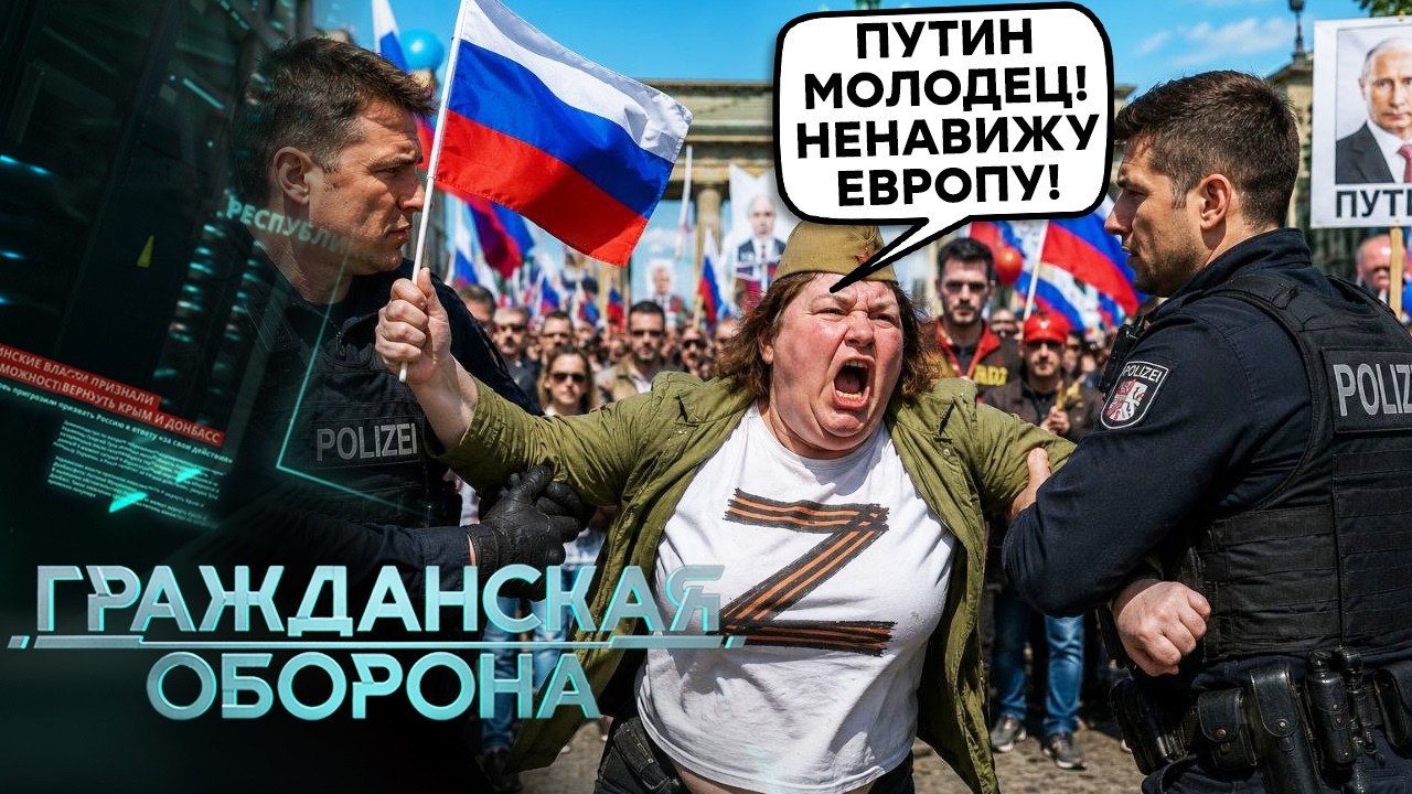 “ЕБ**ЫЕ…ЕВРОПЕЙЦЫ!” — зетники ПИЩАТ. Полиция ПАКУЕТ русских с триколорами! 