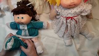 Cabbage patch dolls  all dressed (80) (not for children) sewing in the doll corner