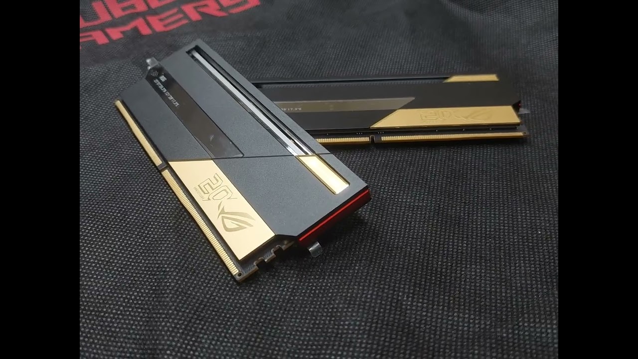 ROG 20th 所推出的超級限量ROG DRAM - YouTube