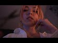 Lay In My Lap While I Pluck Your Eyebrows ASMR Ambient TV Sounds Scissors Tweezer Sounds