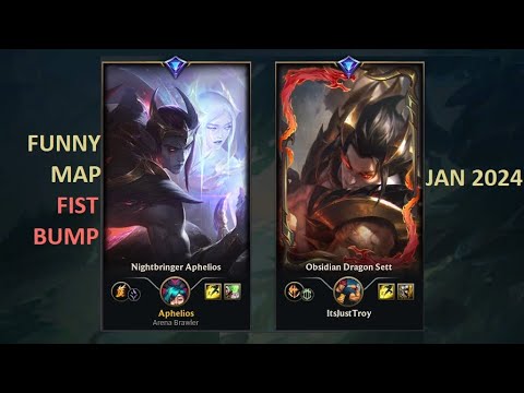 First Game in New Season 14, Aphelios Sett duo bot, obsidian dragon, night bringer