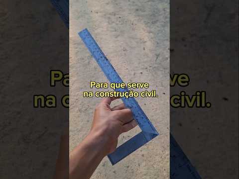 Como usar um esquadro???