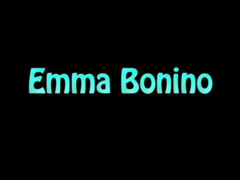 Learn How To Pronounce Emma Bonino