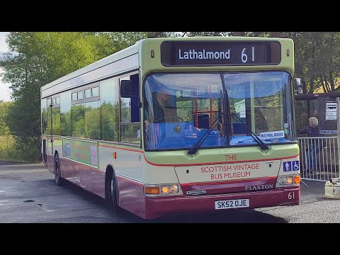 Preserved ex Lothian bus 61 Plaxton pointer 2 Dennis Dart (SK52 OJE)