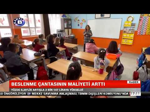 Eğitim-İş Beslenme Çantası Maliyeti Araştırması - Kanal B | EĞİTİM İŞ